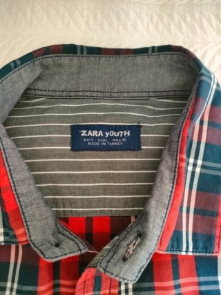 Camicia a quadri Zara uomo