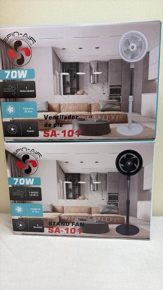 Ventilador de Pie 70W 25,4cm 3 Velocidades
