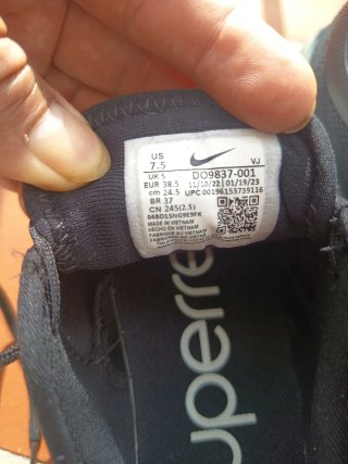 Zapatillas Nike SuperRep Negro/Blanco