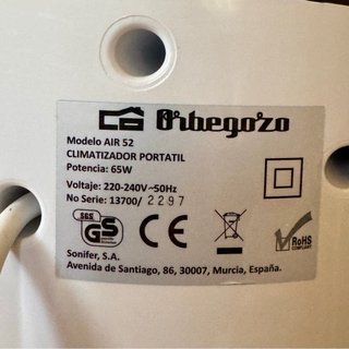 Climatizador Orbegozo AIR 52 - 10L