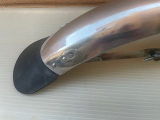 DUCATI SENDA 75 GUARDABARROS ALUMINIO DELANTERO