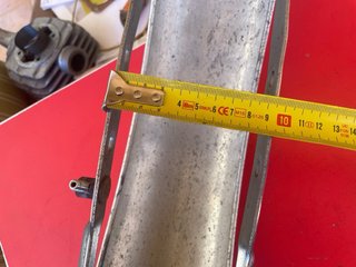 DUCATI SENDA 75 GUARDABARROS ALUMINIO DELANTERO