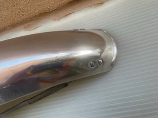 DUCATI SENDA 75 GUARDABARROS ALUMINIO DELANTERO