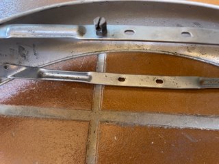 DUCATI SENDA 75 GUARDABARROS ALUMINIO DELANTERO