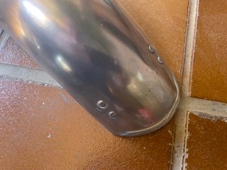 DUCATI SENDA 75 GUARDABARROS ALUMINIO DELANTERO