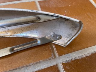 DUCATI SENDA 75 GUARDABARROS ALUMINIO DELANTERO