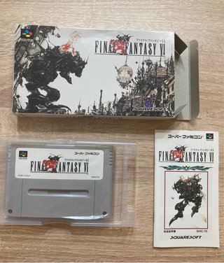 Final Fantasy VI Super Famicom Japonés