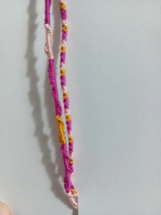 Set 2 braccialetti artigianali fatti a mano nuovi