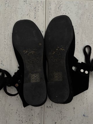 Bimba y Lola sandalia cuña ante negro 37
