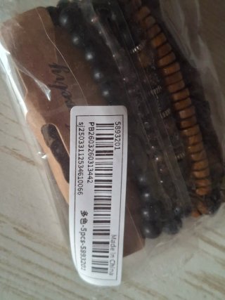 Set 5 Pulseras Hombre Madera