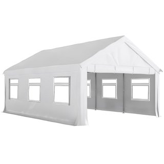 Gazebo da Giardino 4x6 m con Pannelli Laterali, 6