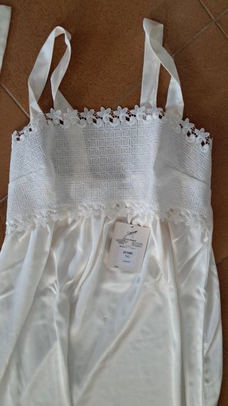 Conjunto Novia Beige, Talla 42