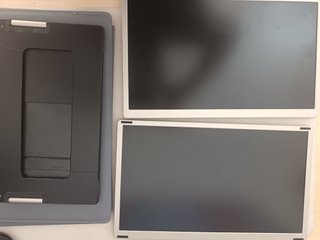 Triplo monitor portatile per laptop