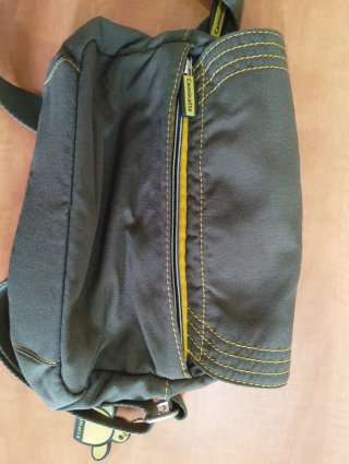 Bolso Caminatta verde y amarillo