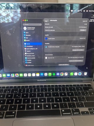 MacBook Air M1 (2020) Plata/Gris Espacial