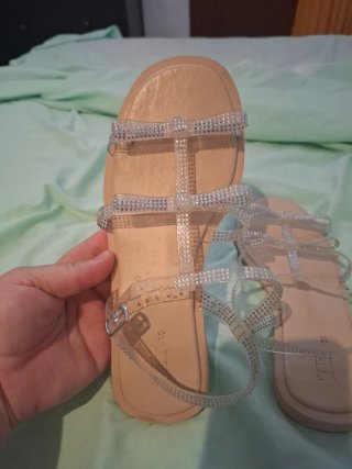 Sandalias Zara Talla 36 Brillantes