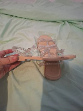 Sandalias Zara Talla 36 Brillantes