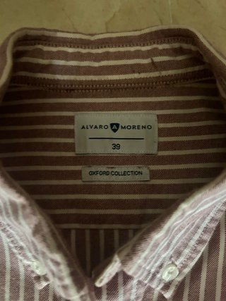 Lote 2 Camisas Alvaro Moreno Talla 39 Rayas y Blan