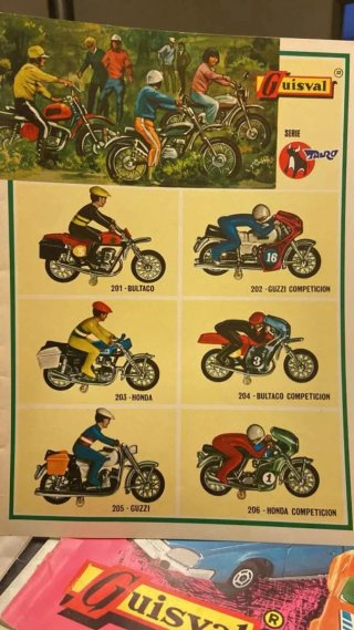 3 motos Giodi Bultaco Honda Guzzi catálogo Guisval