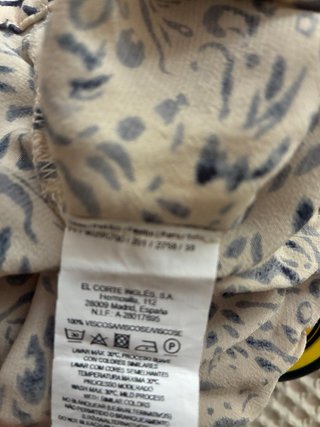 Blusa El Corte Inglés Talla Única Estampada