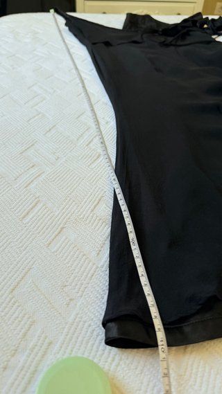 Vestido seda negro Purificación García