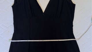 Vestido seda negro Purificación García
