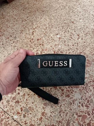 Bolso de mano Guess Negro