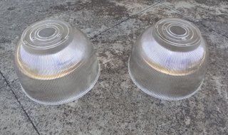 6 diffusori policarbonato per lampade industriali