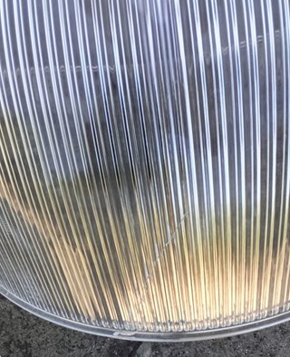 6 diffusori policarbonato per lampade industriali