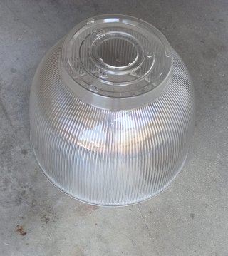 6 diffusori policarbonato per lampade industriali