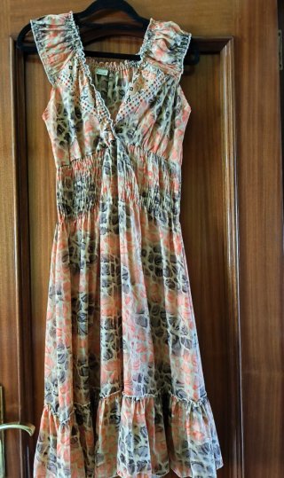 Vestido Seda India Talla S/M