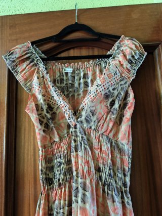 Vestido Seda India Talla S/M