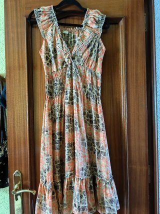 Vestido Seda India Talla S/M