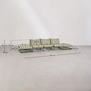 Conjunto de Sofá y Mesa Amaro