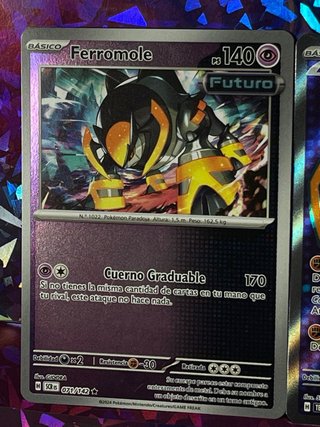 2 Cartas Pokémon Ferromole y Ferromole EX