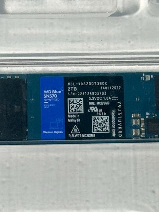 SSD NVMe WD Blue SN570 2TB Nuevo