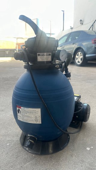 Depuradora de arena para piscina