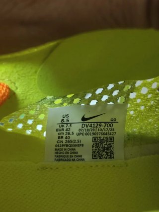 T42 Nike Zoom Vaporfly Next% 3 amarillas