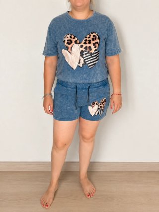 Conjunto Verano Corazones, nuevo sin estrenar