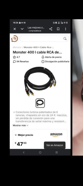 Cable RCA Monster Cable 400i