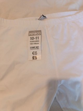 Mallas blancas talla 10-11