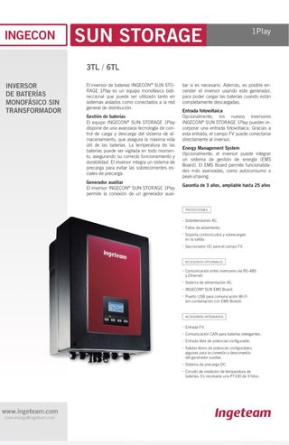 Inversor Ingeteam y Batería LG