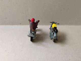 2 motos Barlux / Giodi Chopper Laverda