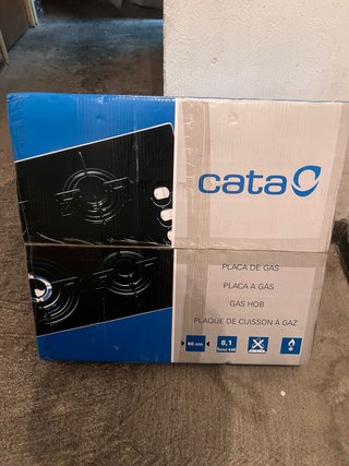 Placa de Gas CATA 60cm Negra Nueva