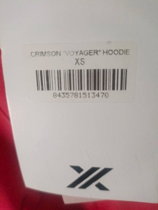 Sudadera YUXUS Roja Nueva con Etiqueta