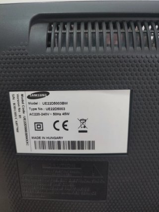 Televisor Samsung LED 22 Negro