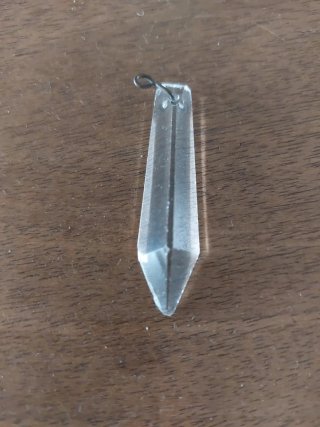 2 Prismas cristal para lámpara