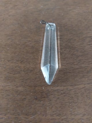2 Prismas cristal para lámpara