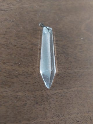 2 Prismas cristal para lámpara