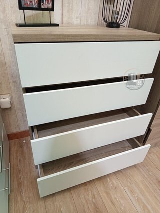 Cómoda de Madera 4 Cajones (Nueva)